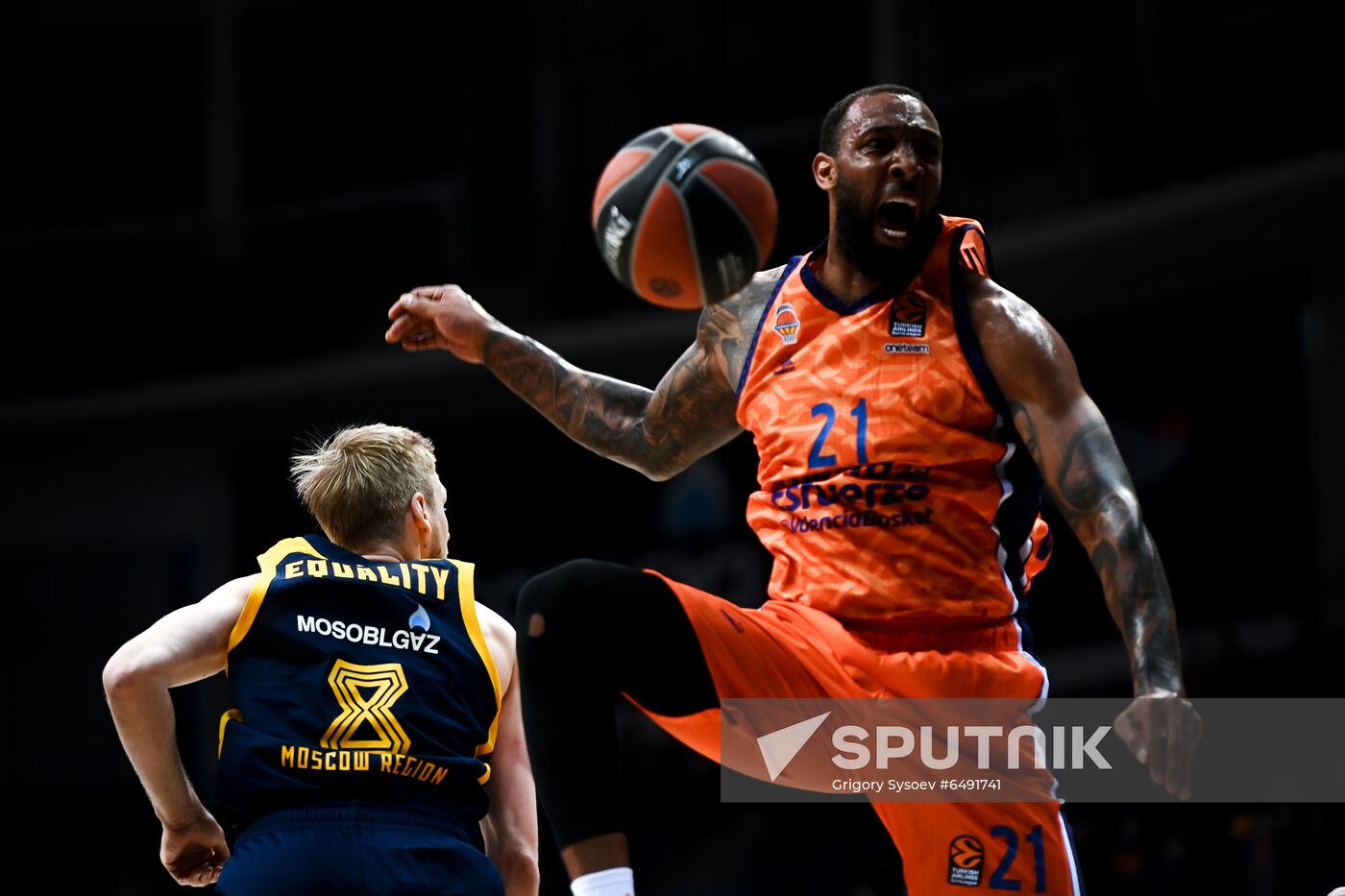 Russia Basketball Euroleague Khimki - Valencia