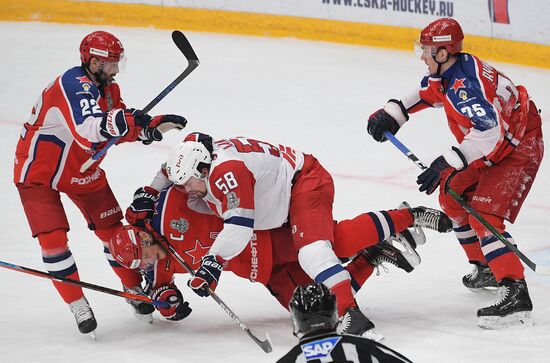 Russia Ice Hockey CSKA - Lokomotiv