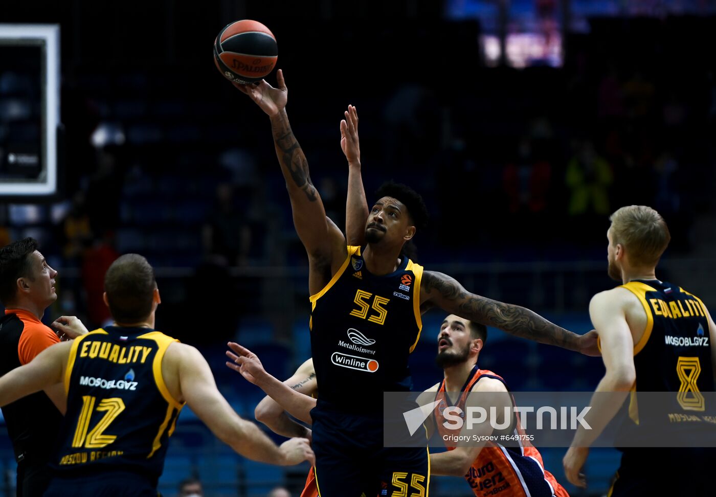 Russia Basketball Euroleague Khimki - Valencia