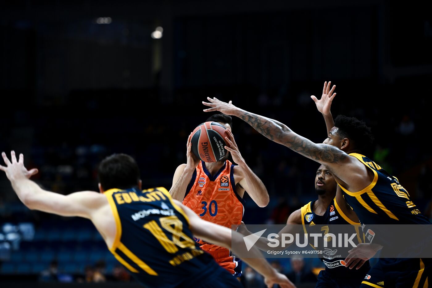 Russia Basketball Euroleague Khimki - Valencia