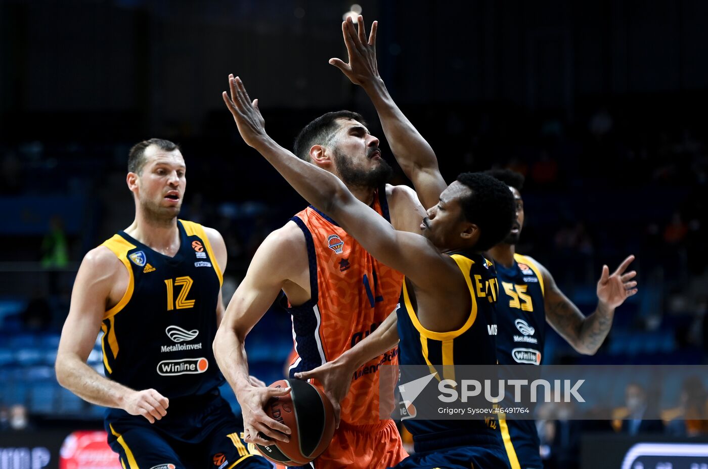 Russia Basketball Euroleague Khimki - Valencia