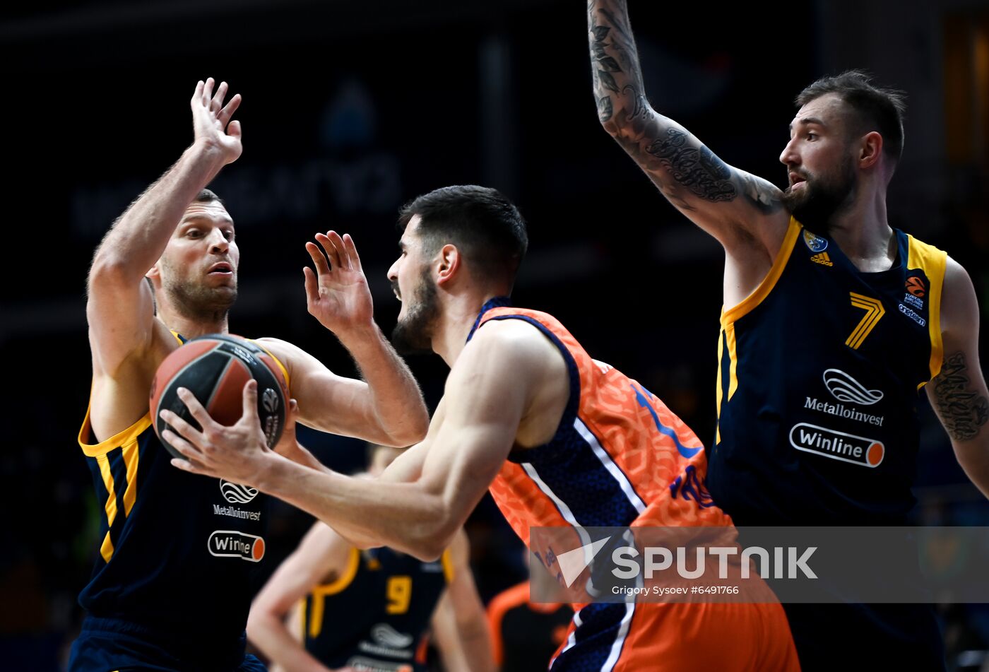 Russia Basketball Euroleague Khimki - Valencia