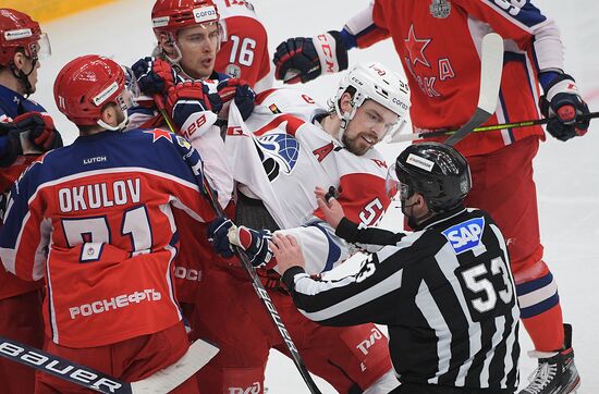 Russia Ice Hockey CSKA - Lokomotiv