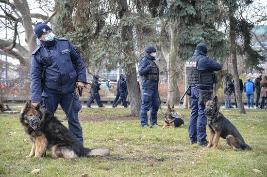 Poland Coronavirus Lockdown Protest