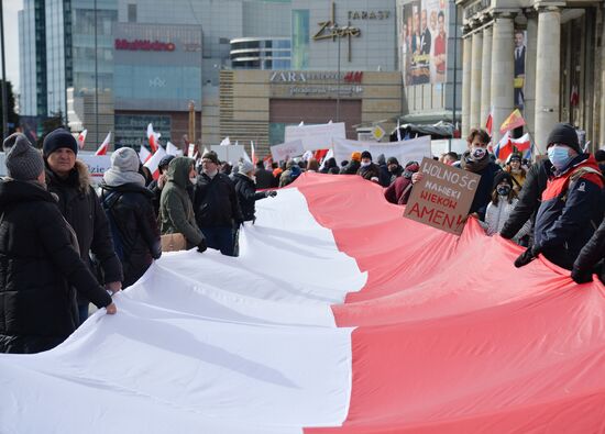 Poland Coronavirus Lockdown Protest