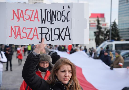 Poland Coronavirus Lockdown Protest