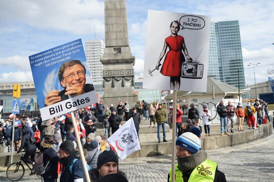 Poland Coronavirus Lockdown Protest