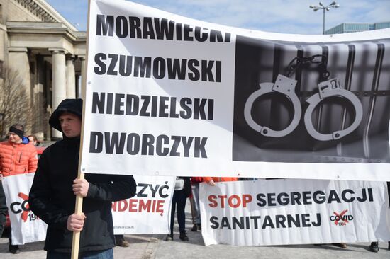 Poland Coronavirus Lockdown Protest