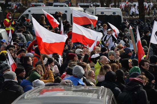Poland Coronavirus Lockdown Protest
