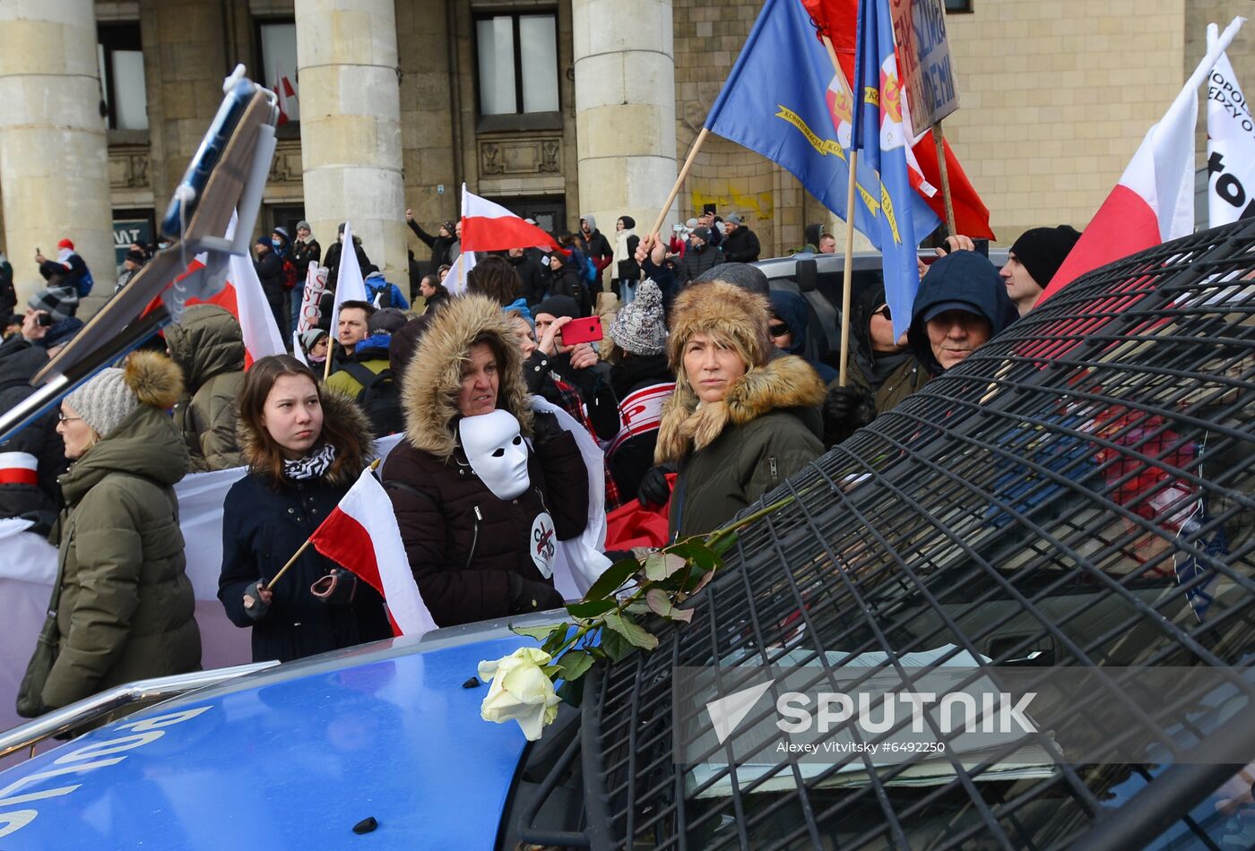 Poland Coronavirus Lockdown Protest