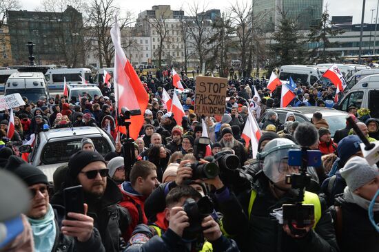 Poland Coronavirus Lockdown Protest