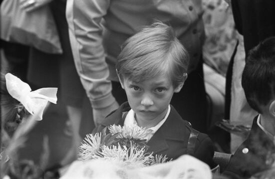 Moscow schoolboy