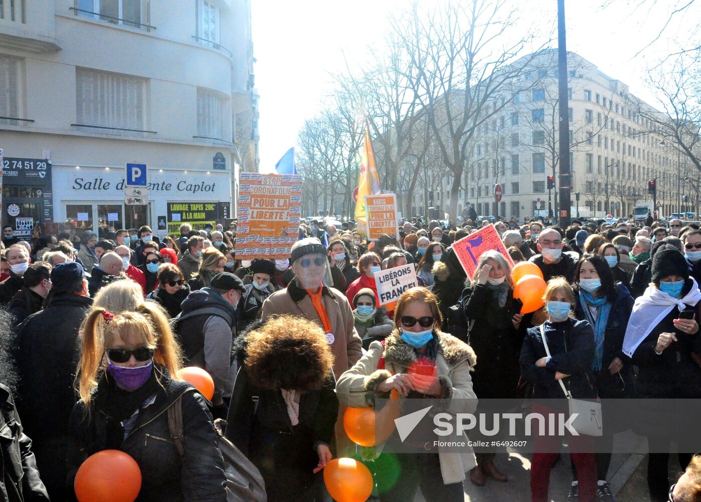 France Coronavirus Lockdown Protest
