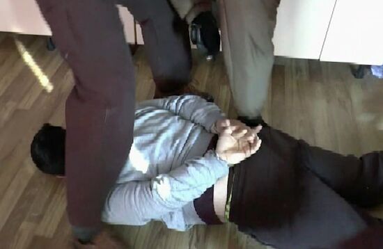 Russia Drug Dealers Detention
