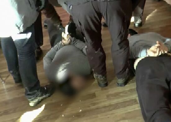 Russia Drug Dealers Detention