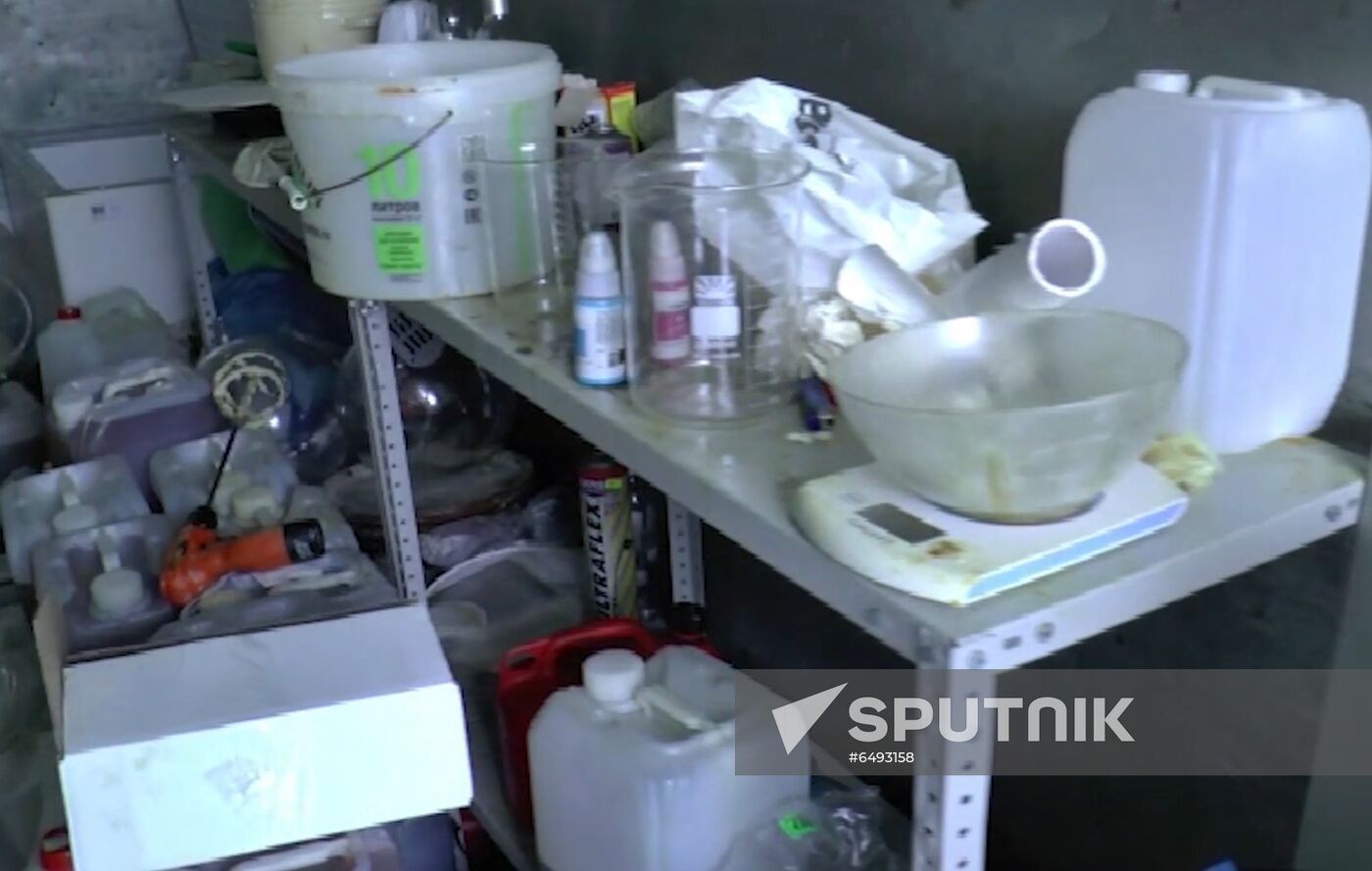 Russia Drug Dealers Detention