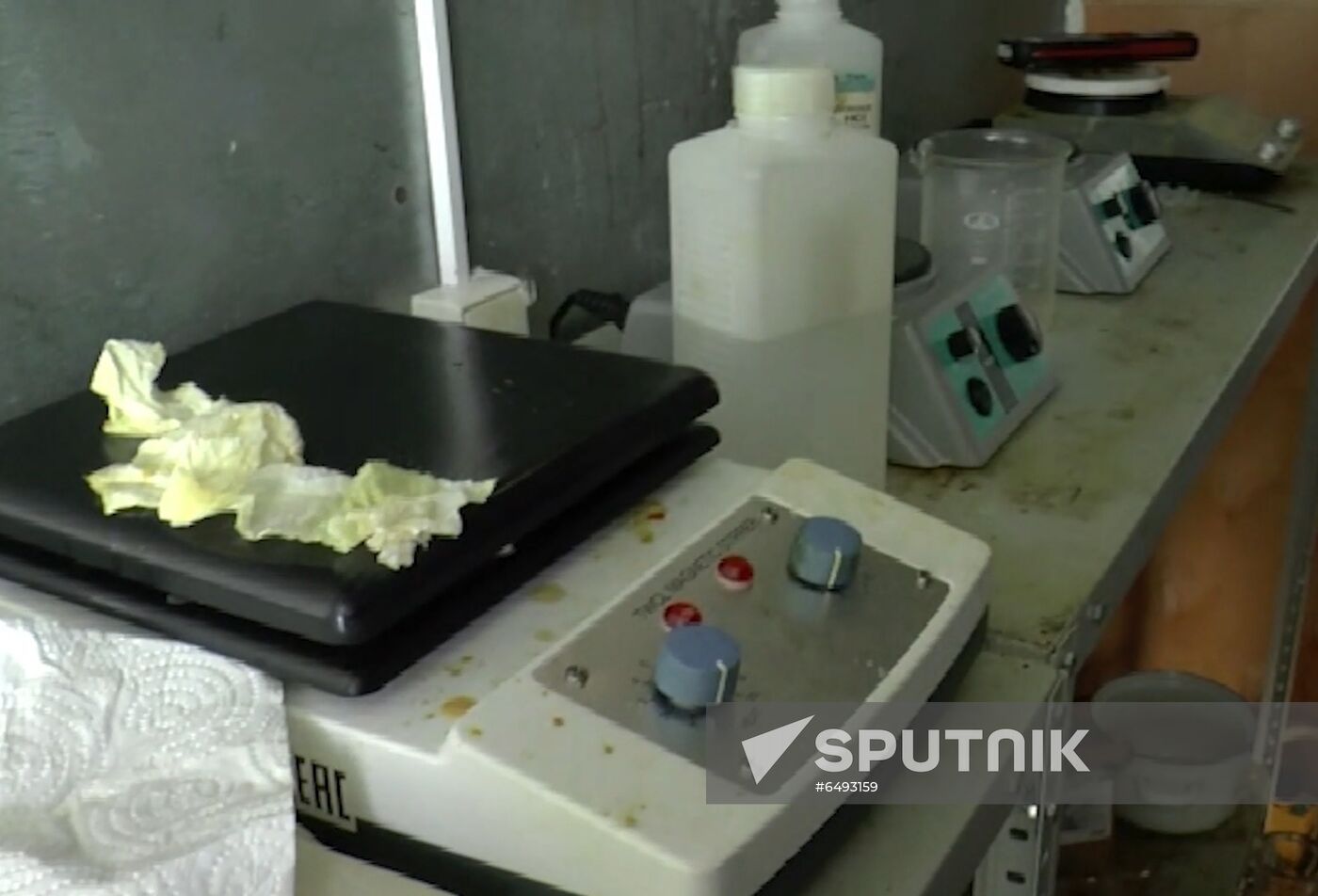 Russia Drug Dealers Detention
