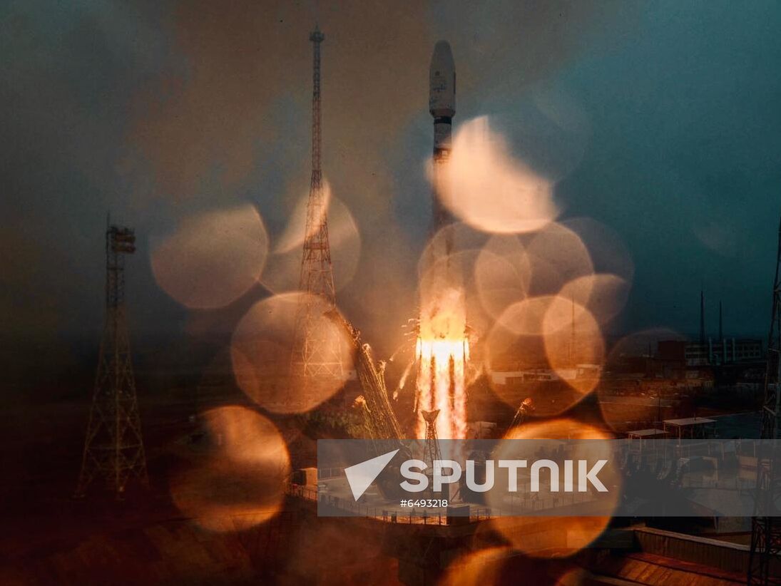 Kazakhstan Russia Space CAS500-1 Satellite Launch