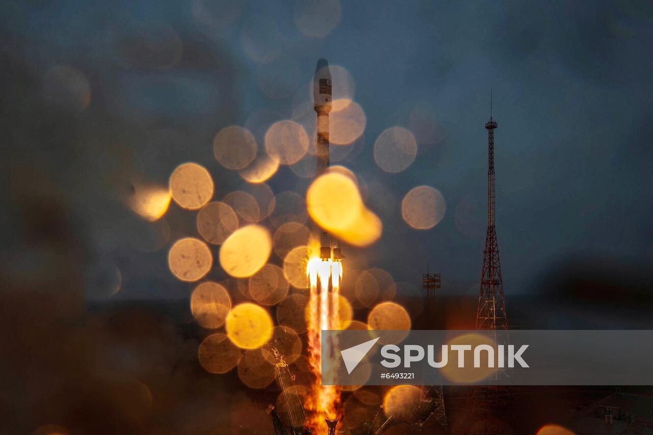 Kazakhstan Russia Space CAS500-1 Satellite Launch