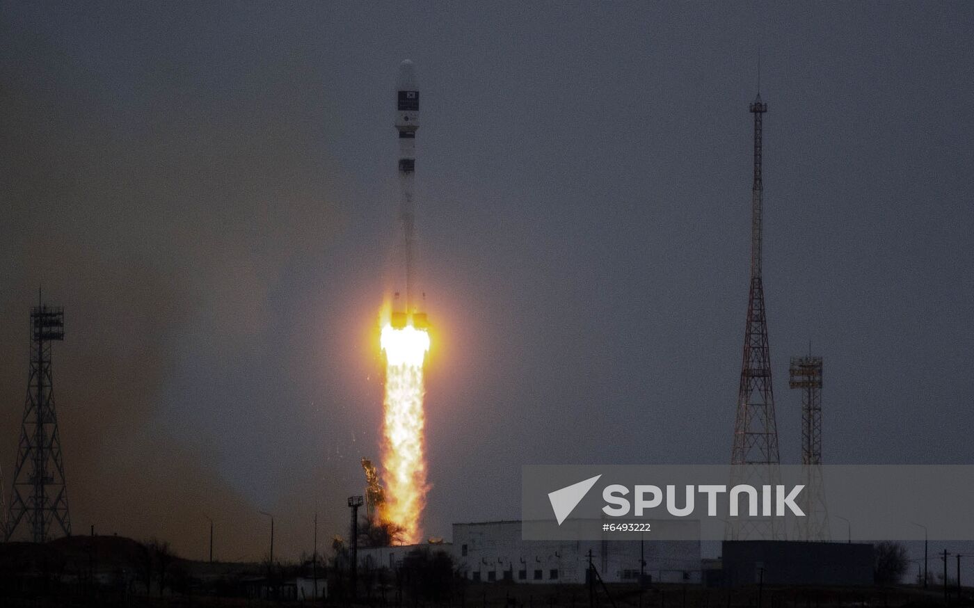 Kazakhstan Russia Space CAS500-1 Satellite Launch