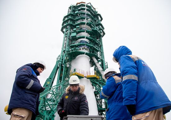 Kazakhstan Russia Space CAS500-1 Satellite Launch