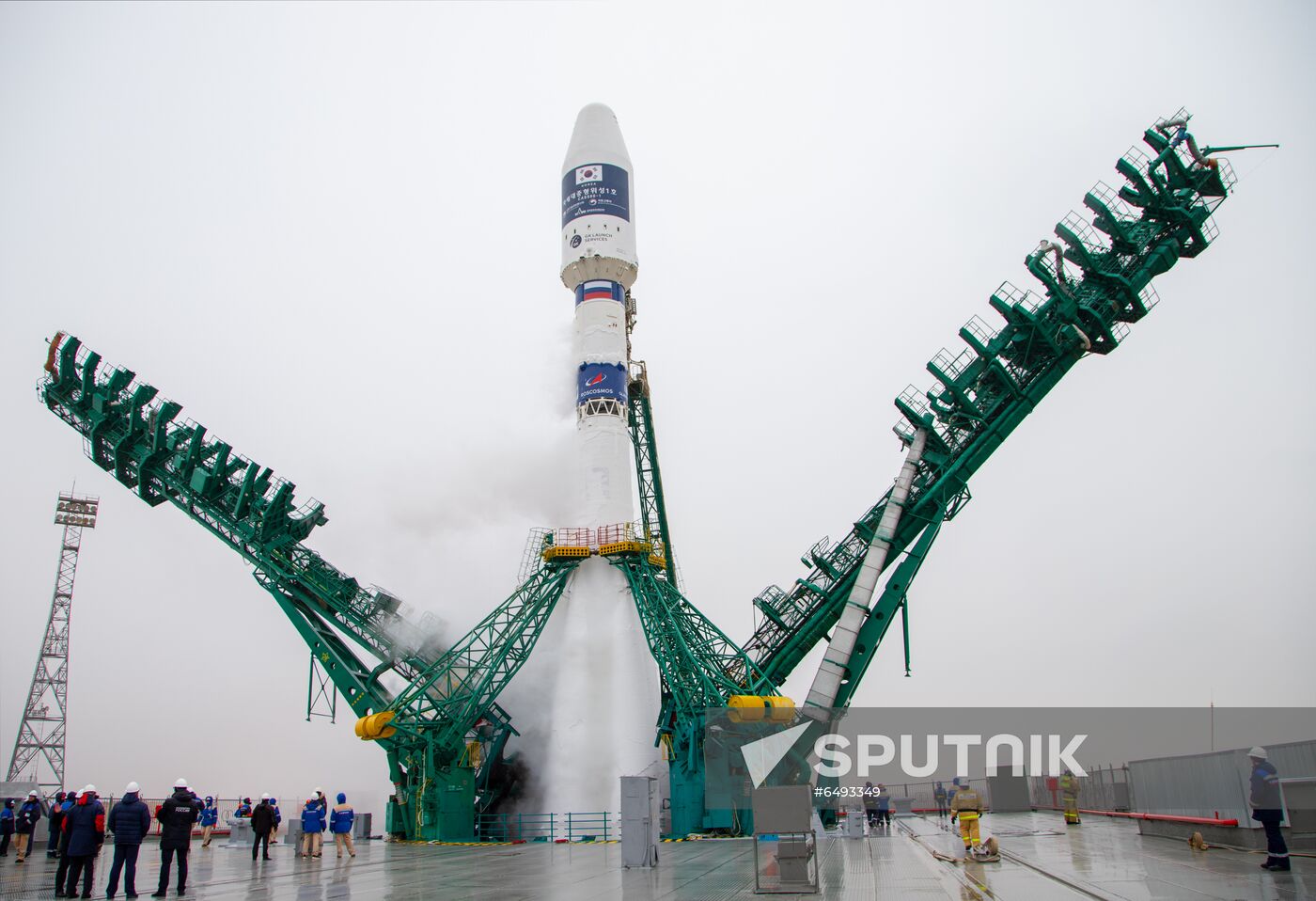 Kazakhstan Russia Space CAS500-1 Satellite Launch
