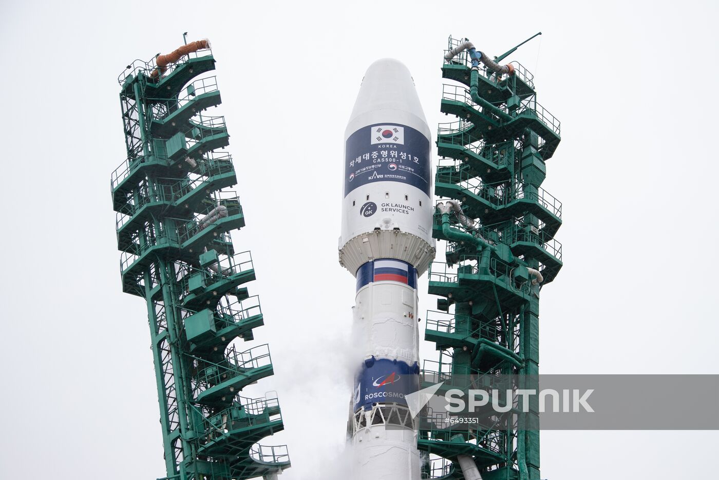 Kazakhstan Russia Space CAS500-1 Satellite Launch
