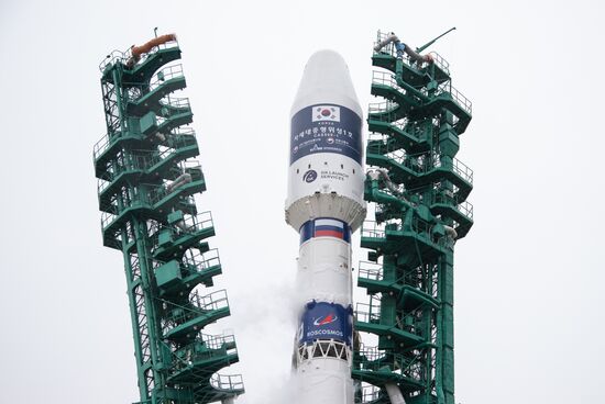 Kazakhstan Russia Space CAS500-1 Satellite Launch