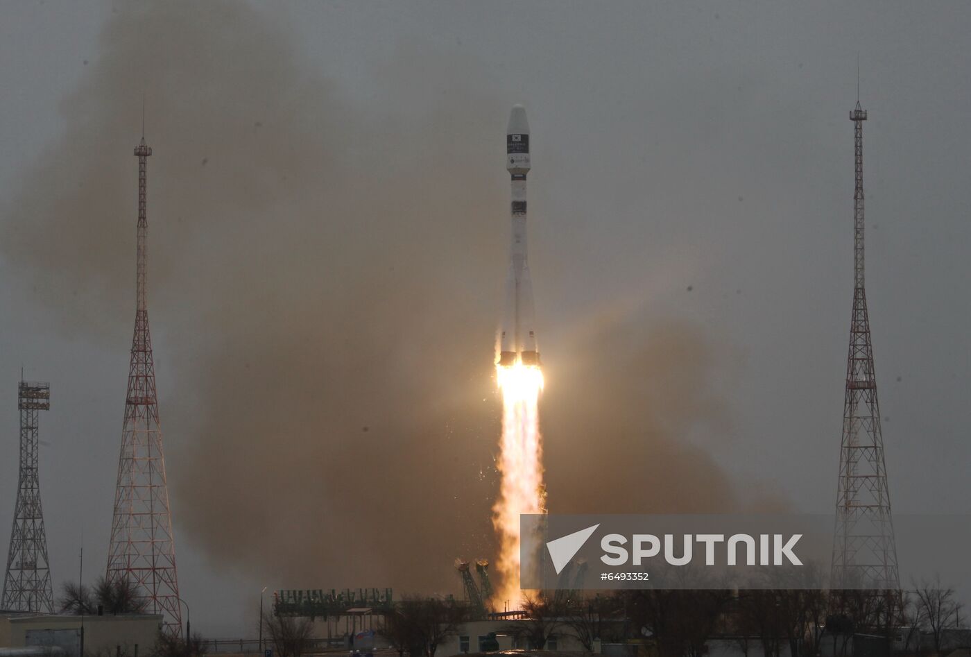 Kazakhstan Russia Space CAS500-1 Satellite Launch