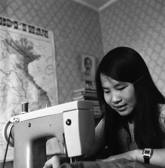 Vietnamese students at Donetsk Polytechnic Institute