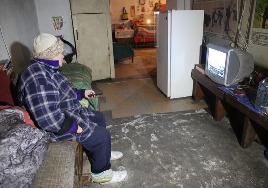 Ukraine DPR Bomb Shelter