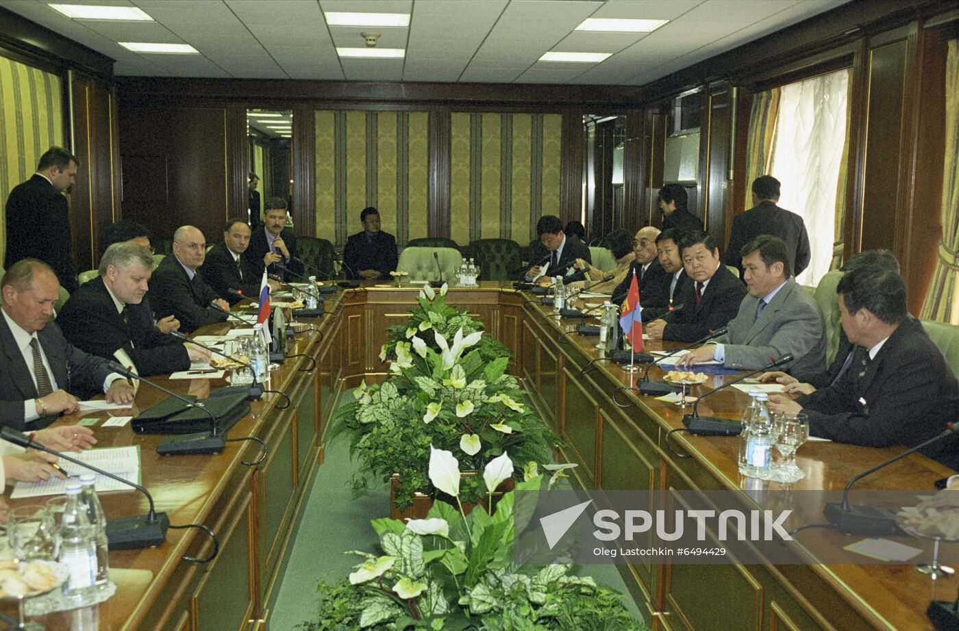 Mongolia's PM Enkhbayar's official visit to Russia