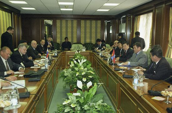 Mongolia's PM Enkhbayar's official visit to Russia