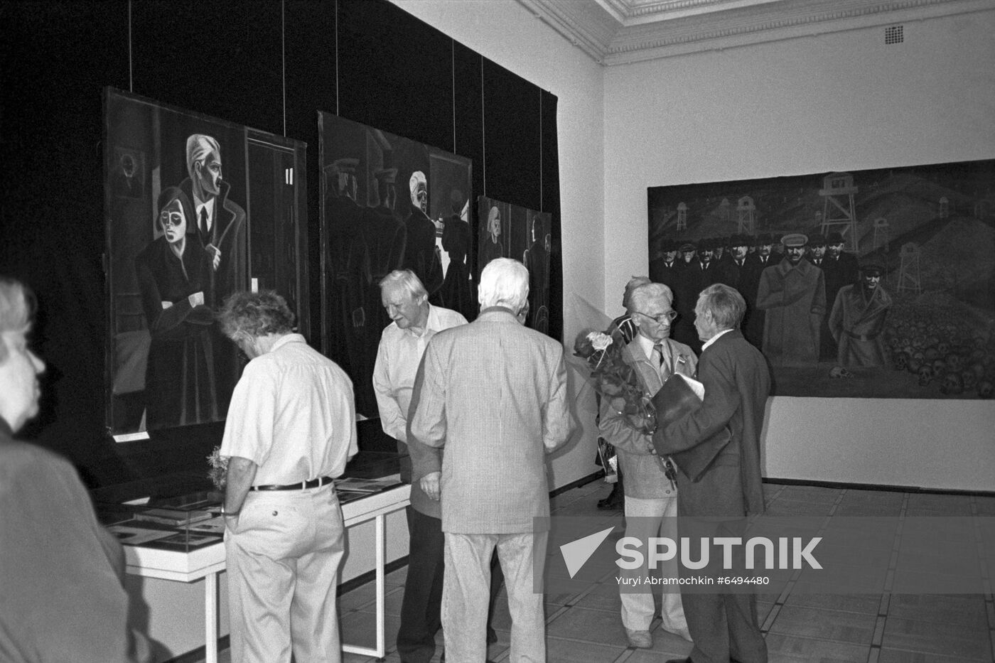 Stalin Repressions exhibit by Igor Obrosov at Academy of Arts