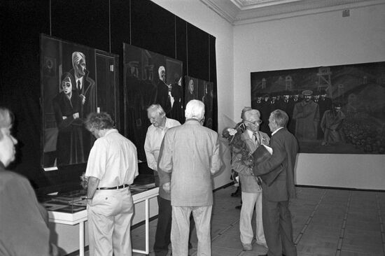 Stalin Repressions exhibit by Igor Obrosov at Academy of Arts
