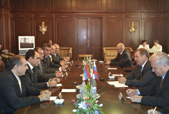 Chairman of National Assembly of Armenia Artur Bagdasaryan visits Russia