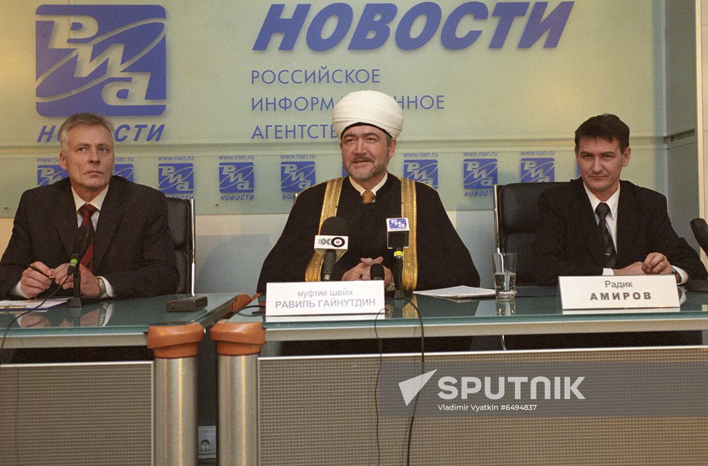 News conference at RIA Novosti