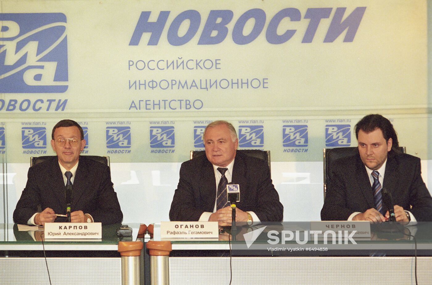 News conference at RIA Novosti