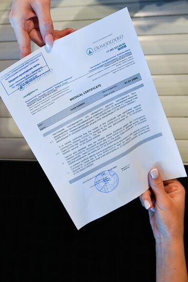 Russia Coronavirus Vaccination Certificate