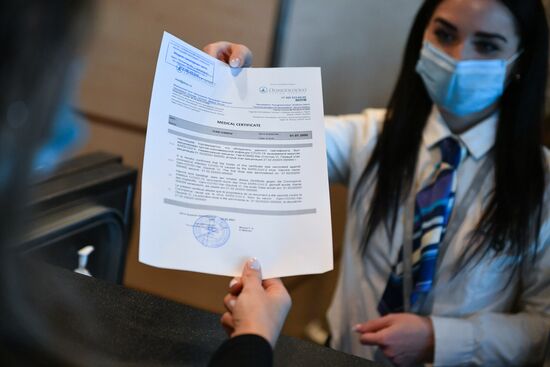 Russia Coronavirus Vaccination Certificate