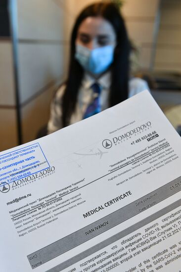 Russia Coronavirus Vaccination Certificate