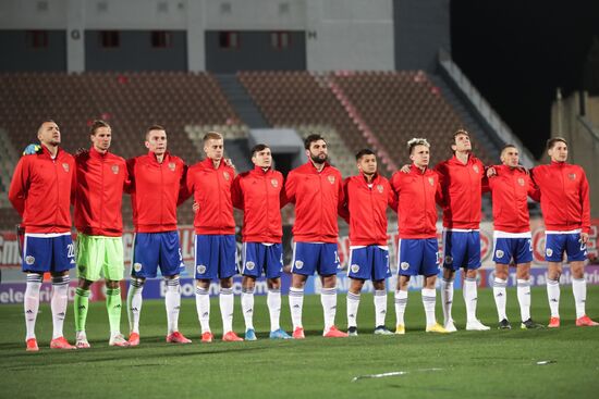 Malta Soccer World Cup Qualifiers Malta - Russia