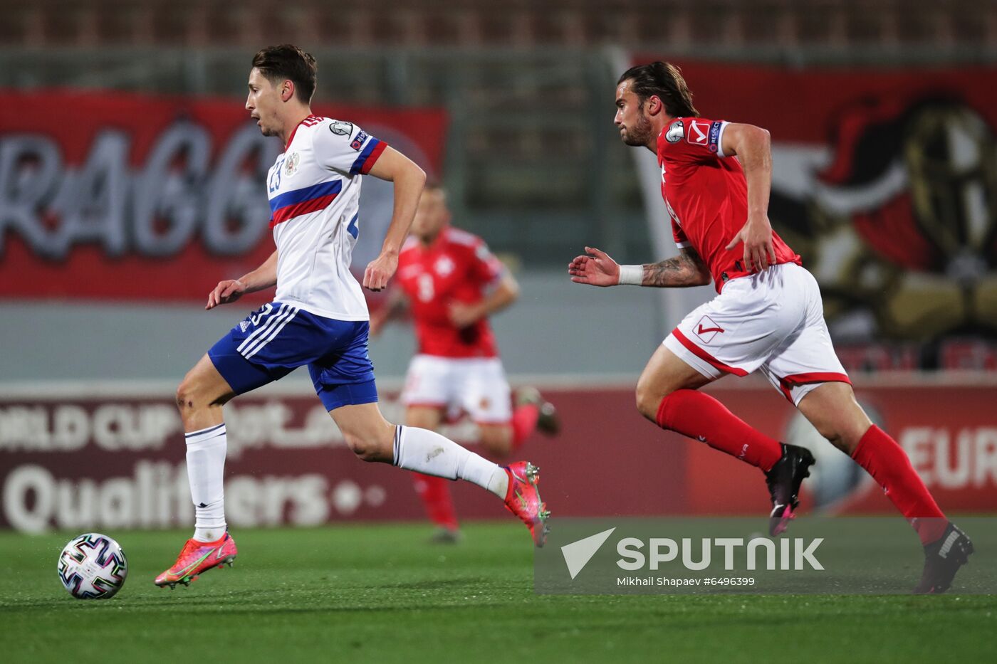 Malta Soccer World Cup Qualifiers Malta - Russia
