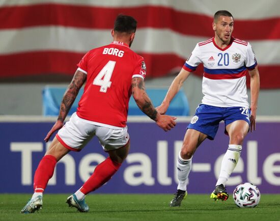 Malta Soccer World Cup Qualifiers Malta - Russia