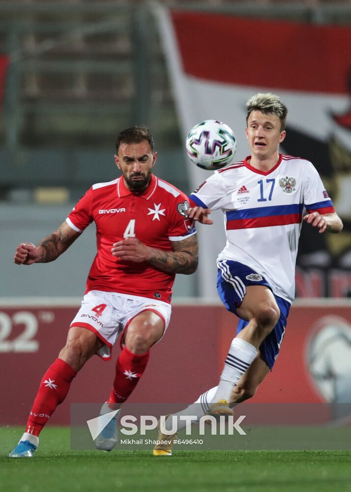 Malta Soccer World Cup Qualifiers Malta - Russia