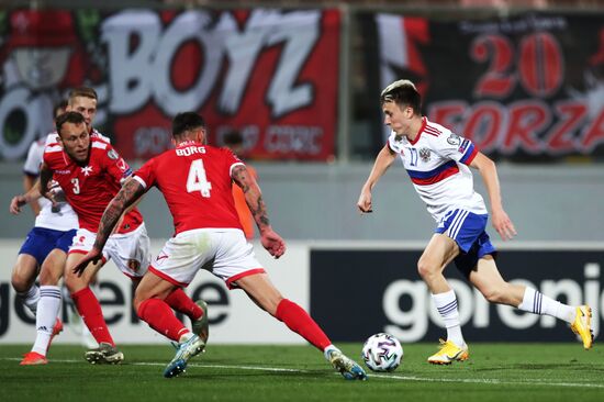 Malta Soccer World Cup Qualifiers Malta - Russia