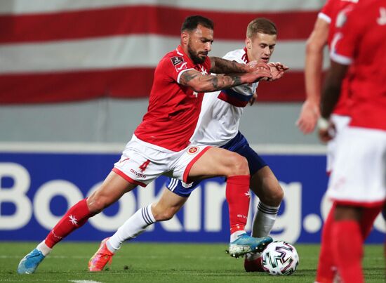 Malta Soccer World Cup Qualifiers Malta - Russia