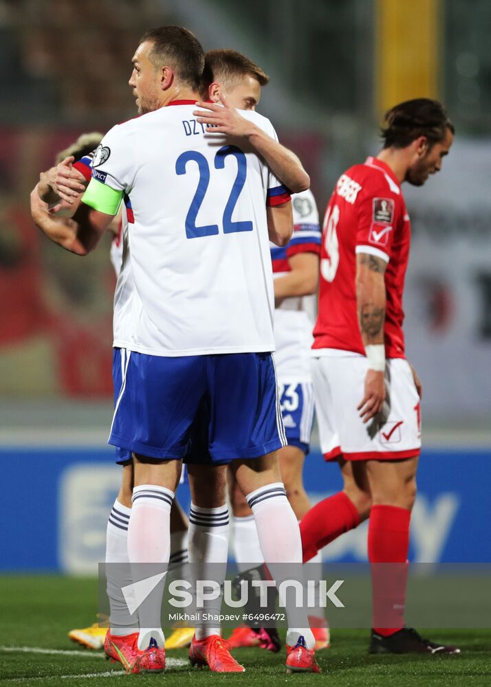 Malta Soccer World Cup Qualifiers Malta - Russia