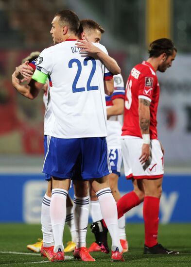 Malta Soccer World Cup Qualifiers Malta - Russia