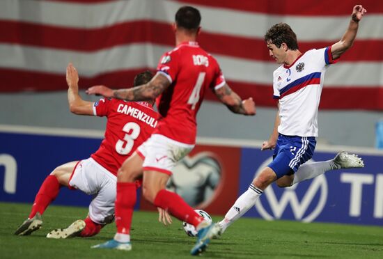 Malta Soccer World Cup Qualifiers Malta - Russia